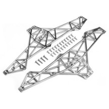 HPI Racing MAIN CHASSIS SET MATTE CHROME HPI-85254