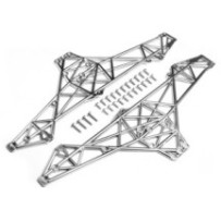 HPI Racing MAIN CHASSIS SET MATTE CHROME HPI-85254