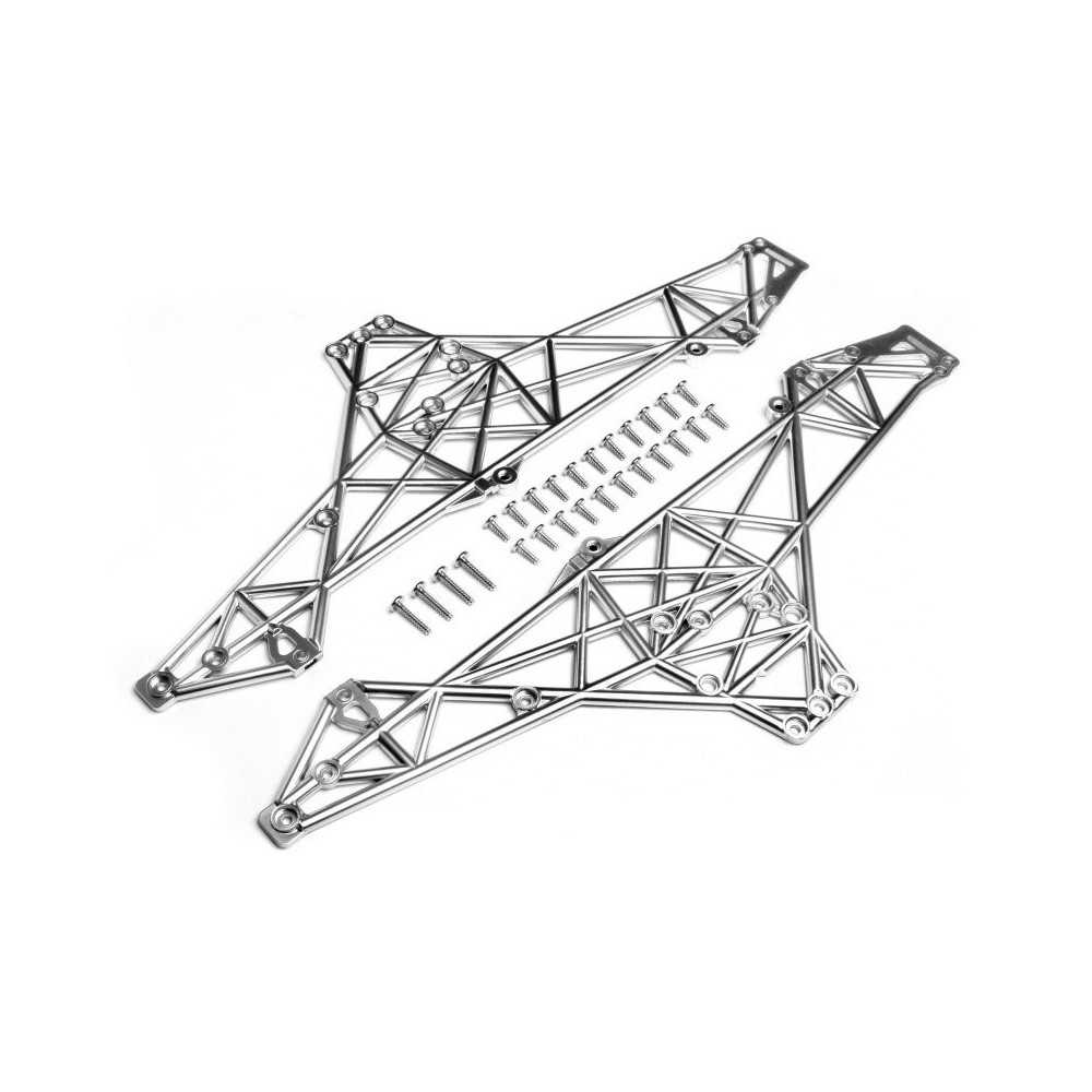 HPI Racing MAIN CHASSIS SET MATTE CHROME HPI-85254