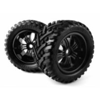HPI Racing Mounted Goliath Tire on 3251 Tremor Black Wheel HPI-160507