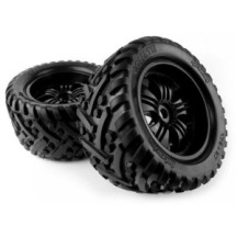 HPI Racing Mounted Goliath Tire on 3251 Tremor Black Wheel HPI-160507
