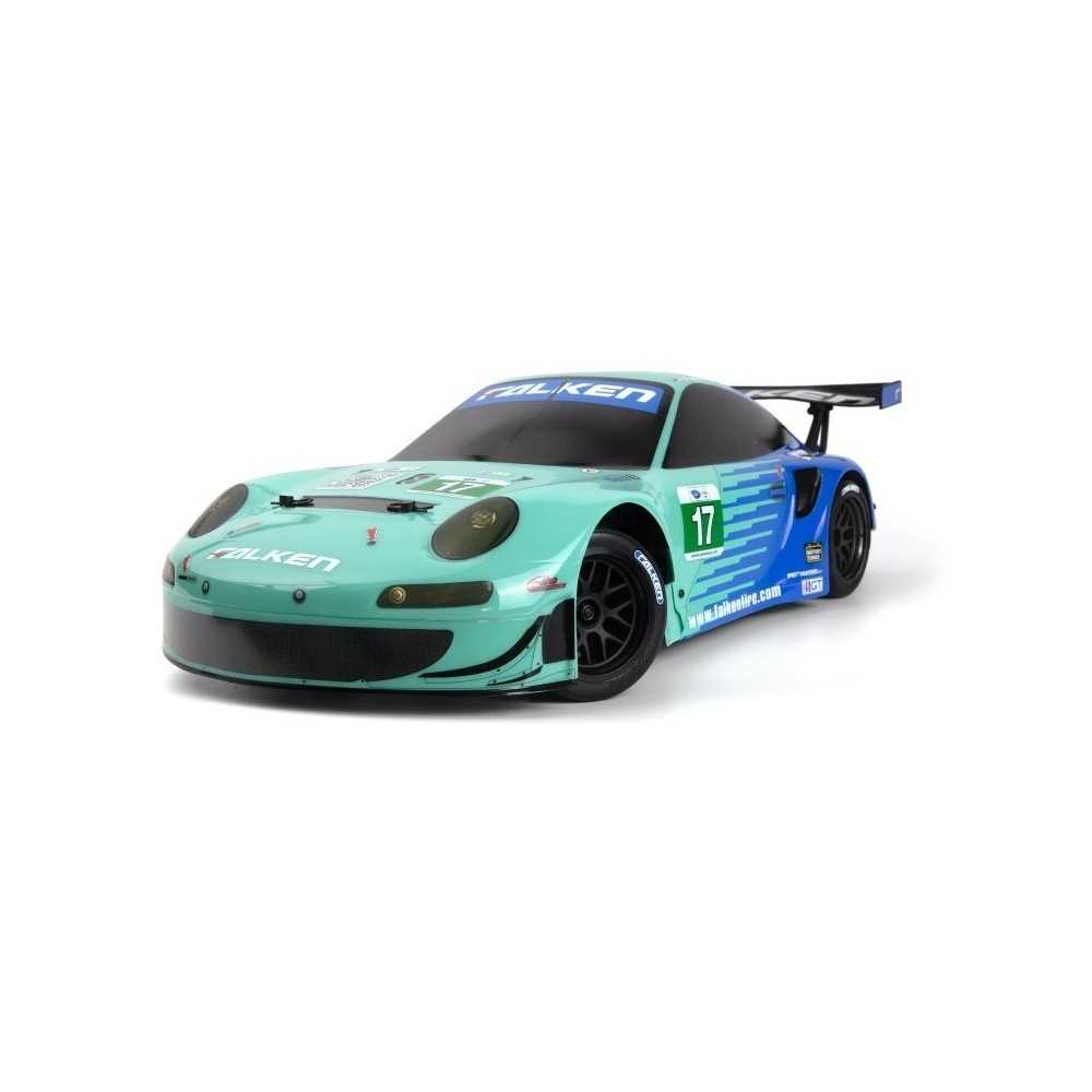 HPI Racing Porsche 911 GT3 RSR Falken Painted Body 206mm-210mm HPI-160782