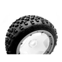 HPI Racing PROTO TIRE White/Baja 5B Rear/2pcs HPI-67969