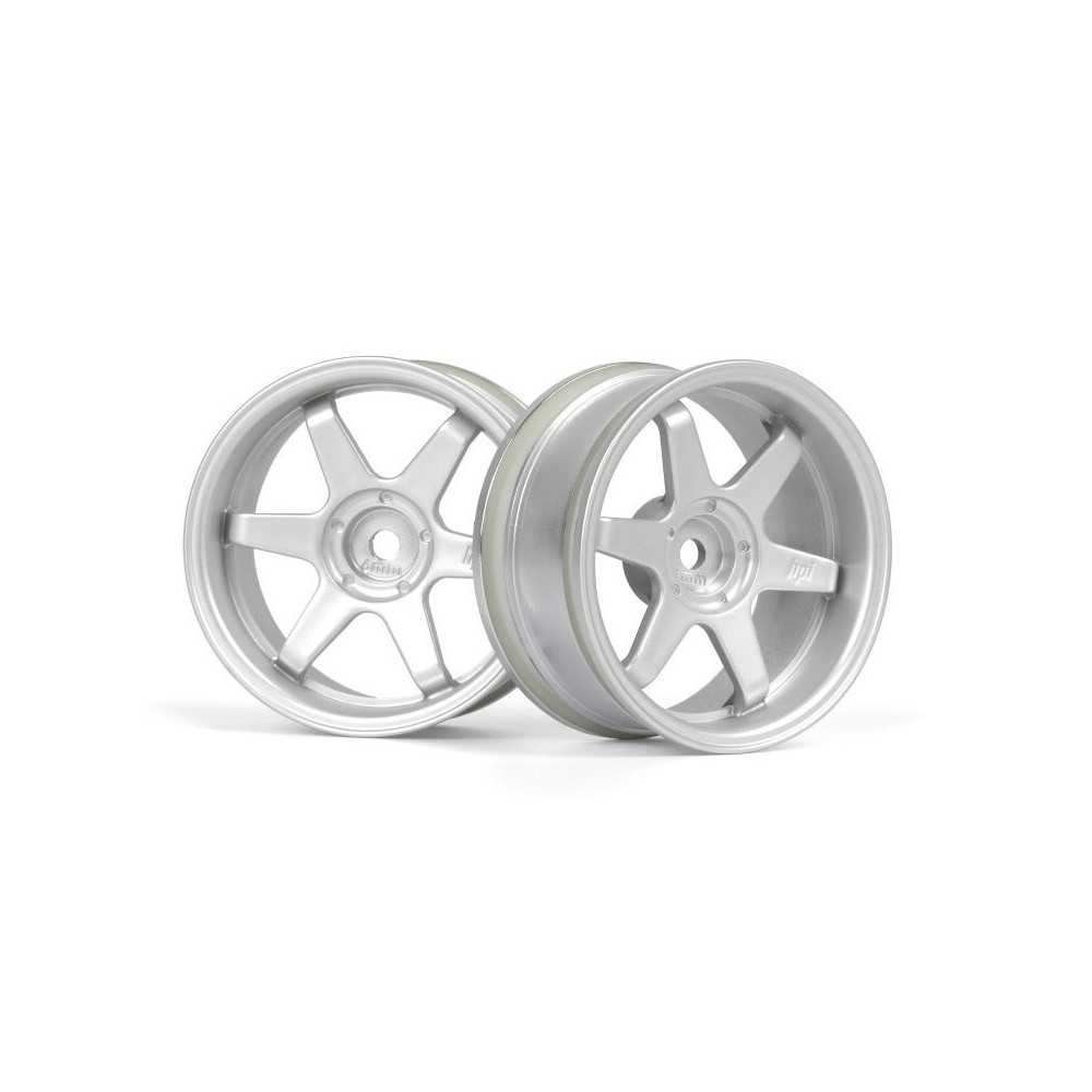 HPI Racing TE37 Wheel 26mm Matte Chrome 6mm Offset HPI-160753