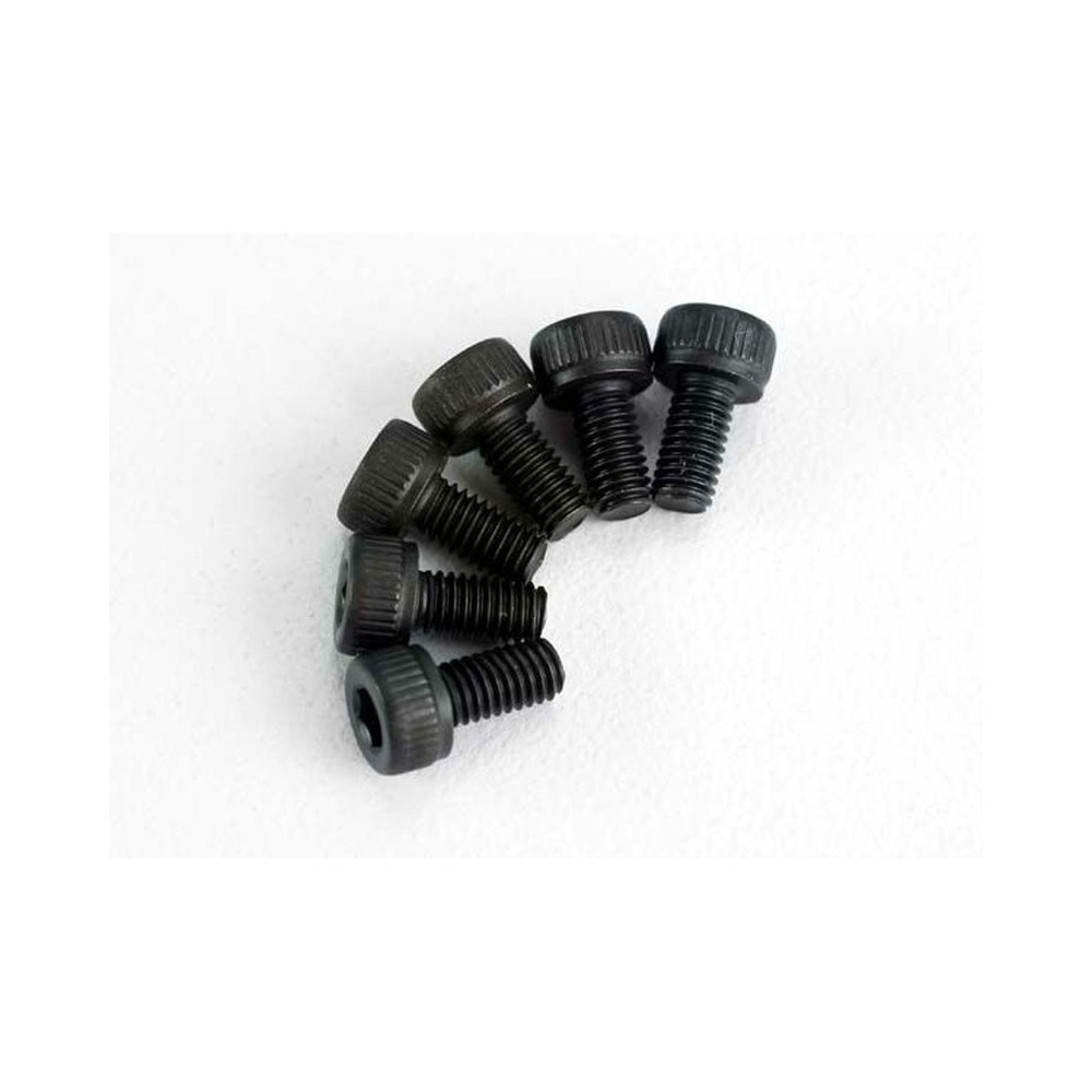 Traxxas Screws 3x6mm cap-head machine (hex drive) (6) TRX2554 Traxxas Screws 3x6mm cap-head machine (hex drive) (6) TRX2554