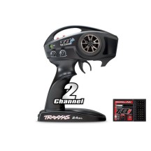 Emisora Traxxas TQi 2.4 GHz 2 Canales con Receptor TSM TRX6509A