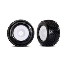 Ruedas Traxxas Blancas Dished con Neumáticos Response Pro (2) TRX10773-WHT
