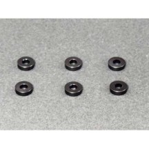 AUTOMODEL Arandelas anodizadas amr 3x7x2mm (6) gun metal AMR-W0144GM