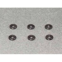 AUTOMODEL Arandelas anodizadas amr 3x7x1mm (6) gun metal AMR-W0145GM