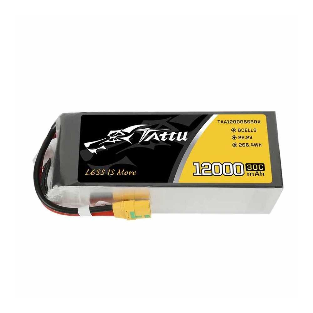 GENS ACE Tattu plus LIPO 6s-22.2v-12000-30c (xt90) 192x72x54mm 1544g GE1TA-12000-6X9 GENS ACE Tattu plus LIPO 6s-22.2v-12000-30c (xt90) 192x72x54mm 1544g GE1TA-12000-6X9