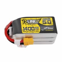 GENS ACE Tattu-r 5.0 LIPO 6s 1400mah-150c (xt60) 78x38x40mm 223g GE1TA-1400-6X6ST