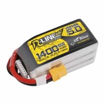 GENS ACE Tattu-r 5.0 LIPO 6s 1400mah-150c (xt60) 78x38x40mm 223g GE1TA-1400-6X6ST