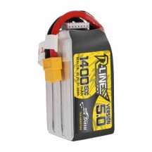 GENS ACE Tattu-r 5.0 LIPO 6s 1400mah-150c (xt60) 78x38x40mm 223g GE1TA-1400-6X6ST