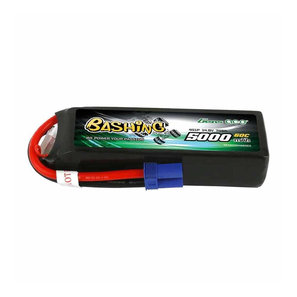 GENS ACE Bashing LIPO 4s 14.8v-5000-60c 136x42x34mm 440g soft g-tech GE3-5000-4C5GT GENS ACE Bashing LIPO 4s 14.8v-5000-60c 136x42x34mm 440g soft g-tech GE3-5000-4C5GT