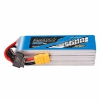 GENS ACE Sport LIPO 6s 22.2v-5600-80c (xt90s) 161x46x47mm 760g gt GEA566S80SX9GT