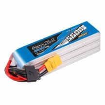 GENS ACE Sport LIPO 6s 22.2v-5600-80c (xt90s) 161x46x47mm 760g gt GEA566S80SX9GT