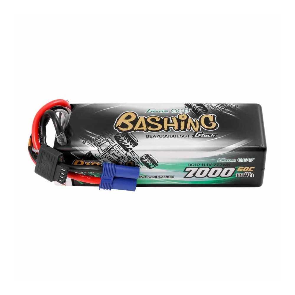GENS ACE Bashing LIPO 3s 11.1v-7000-60c (ec5) 138x47x39mm 450g g-tech GEA703S60E5GT GENS ACE Bashing LIPO 3s 11.1v-7000-60c (ec5) 138x47x39mm 450g g-tech GEA703S60E5GT