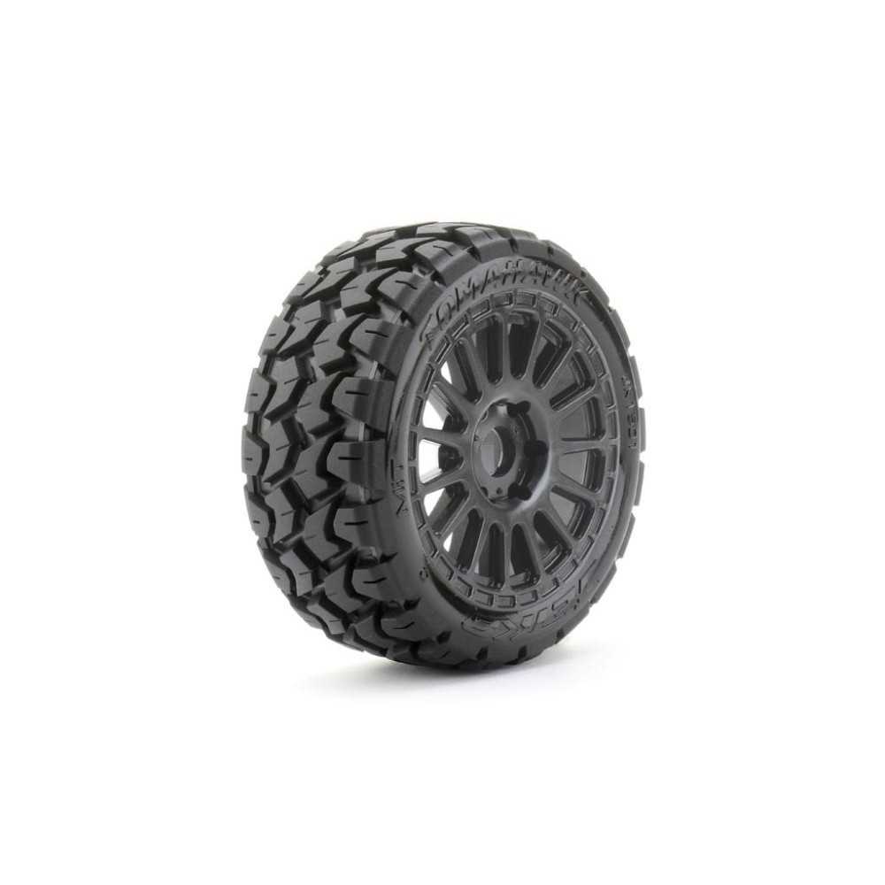 JETKO Ex tomahawk 1:8 buggy belted tyre black wheels 17mm hex (2) JK1501RB JETKO Ex tomahawk 1:8 buggy belted tyre black wheels 17mm hex (2) JK1501RB