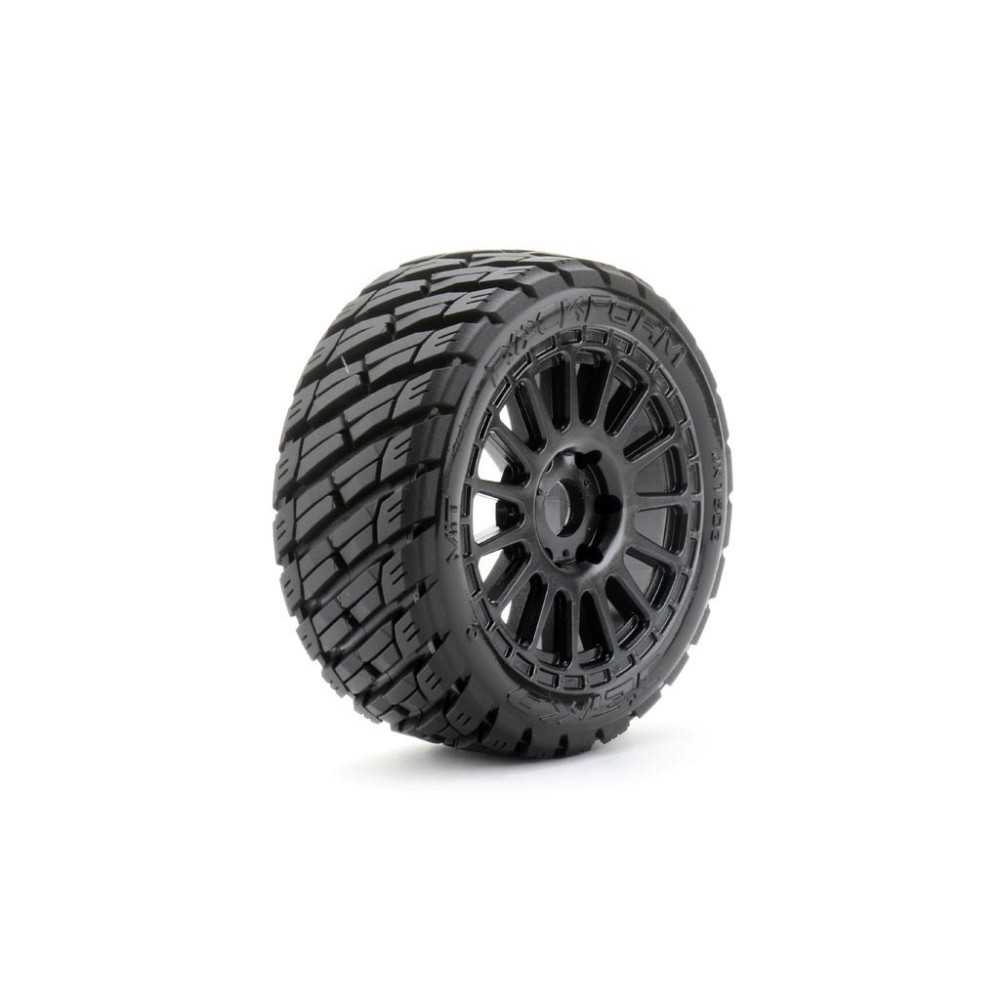 JETKO Ex rockform 1:8 buggy belted tyre black wheels 17mm hex (2) JK1503RB JETKO Ex rockform 1:8 buggy belted tyre black wheels 17mm hex (2) JK1503RB