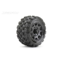 JETKO Ex tyre st king cobra black wheel 2.8" hex 12-14-17mm (2) JK2702CB