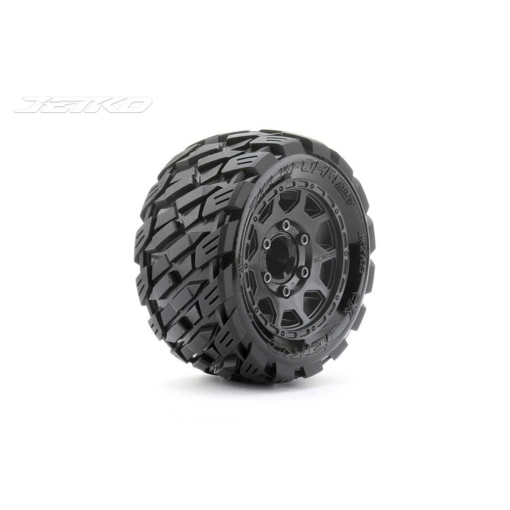 JETKO Ex tyre st rockform black wheel 2.8" hex 12-14-17mm (2) JK2703CB JETKO Ex tyre st rockform black wheel 2.8" hex 12-14-17mm (2) JK2703CB