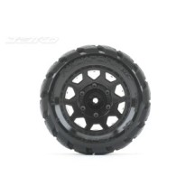 JETKO Ex tyre st rockform black wheel 2.8" hex 12-14-17mm (2) JK2703CB