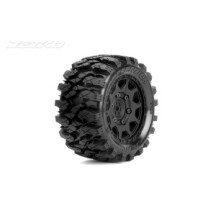 JETKO Ex tyre st defender black wheel 2.8" hex 12-14-17mm (2) JK2706CB