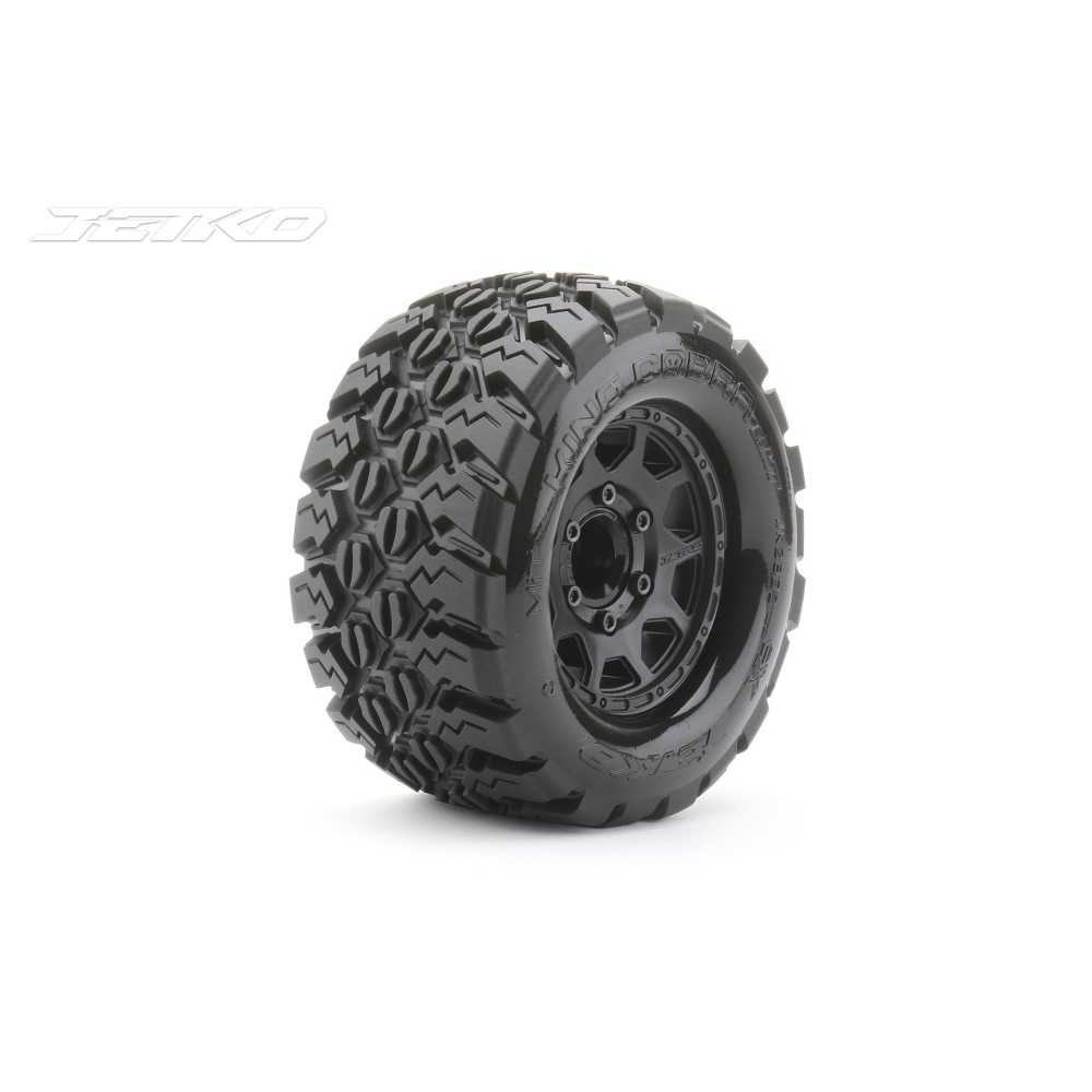 JETKO Ex tyre mt king cobra black wheel 2.8" hex 12-14-17mm (2) JK2802CB JETKO Ex tyre mt king cobra black wheel 2.8" hex 12-14-17mm (2) JK2802CB