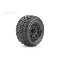 JETKO Ex tyre mt rockform black wheel 2.8" hex 12-14-17mm (2) JK2803CB