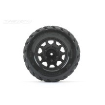 JETKO Ex tyre mt rockform black wheel 2.8" hex 12-14-17mm (2) JK2803CB