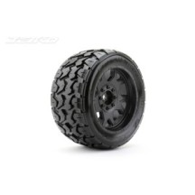 JETKO Ex tyre tomahawk belted xmt black wheel trx xmaxx kraton (2) JK5801CB