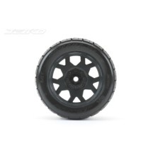 JETKO Ex tyre tomahawk belted xmt black wheel trx xmaxx kraton (2) JK5801CB