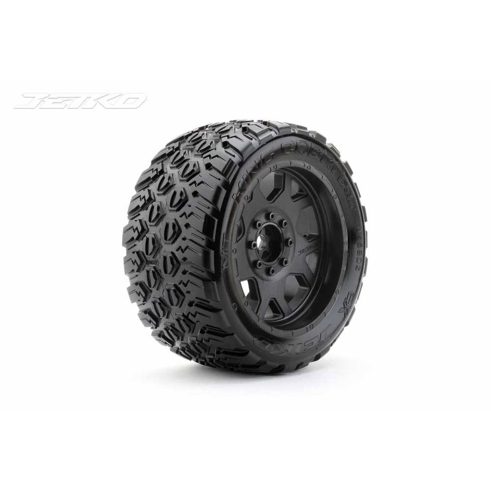 JETKO Ex tyre king cobra belted xmt black wheel trx xmaxx kraton (2) JK5802CB JETKO Ex tyre king cobra belted xmt black wheel trx xmaxx kraton (2) JK5802CB