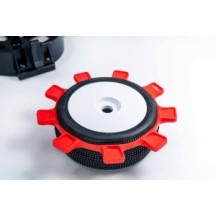 KOSWORK Elásticos ufo para pegar neumáticos 1:8 buggy (4) rojo KOS14605R