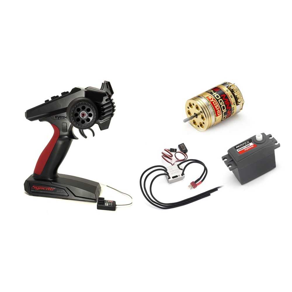 KYOSHO Starter set 1:10 bls 4WD (kt231p-37034-37051b-82281) K.82140BL4 KYOSHO Starter set 1:10 bls 4WD (kt231p-37034-37051b-82281) K.82140BL4