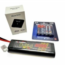 KYOSHO Ke POWER bundle 2 - 2s LIPO (deans) - cargador USB - alcalinas aa K.82140PB-2S