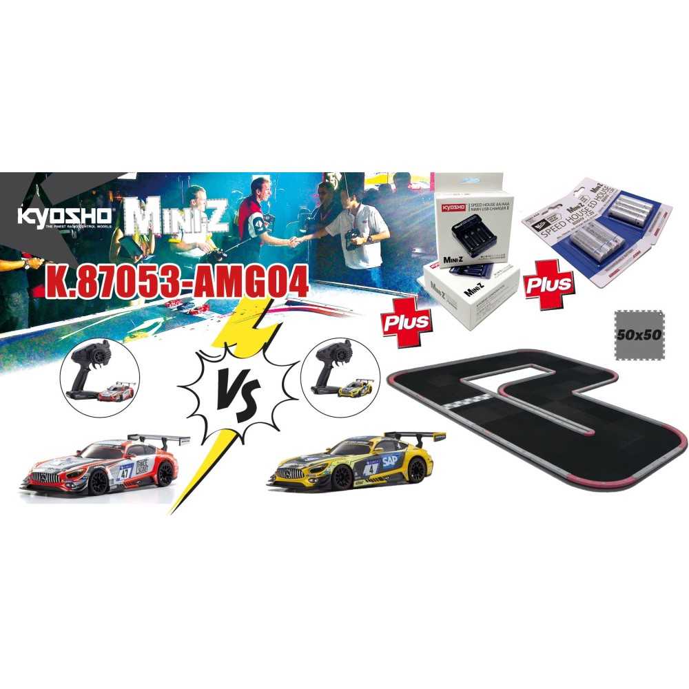 KYOSHO Grand prix circuit 50 mini-z mercedes amg gt3 mr04 readyset K.87053-AMG04 KYOSHO Grand prix circuit 50 mini-z mercedes amg gt3 mr04 readyset K.87053-AMG04