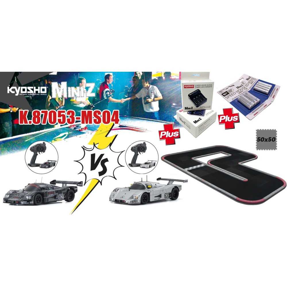 KYOSHO Grand prix circuit 50 mini-z sauber mr04 le mans readyset K.87053-MS04