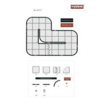 KYOSHO Mini-z carpet track 50 basic set (40pcs - 50x50) K.87211B
