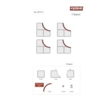 KYOSHO Mini-z carpet track 50 large corner (12pcs) K.87213B