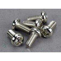 Tornillos de máquina de cabeza redonda 3x6 mm Traxxas TRX2558