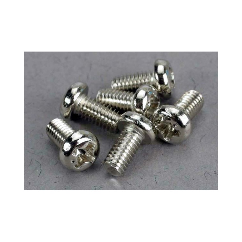 Tornillos cabeza redonda 3x6mm Traxxas Tornillos cabeza redonda 3x6mm Traxxas