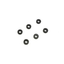 KYOSHO Arandelas anodizadas 3x7x2mm (6) - negras K.97059-02BK