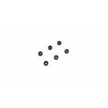 KYOSHO Arandelas anodizadas 3x7x3mm (6) - negras K.97059-03BK