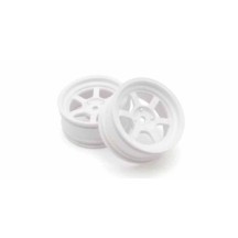 KYOSHO Llantas 1:10 fazer fzd2 rays te37v offset 5mm (2) blancas K.FAH709W