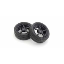 KYOSHO Neumaticos 5-spoke black 1:10 fazer fz02 (2) medium K.FATH705BKMB