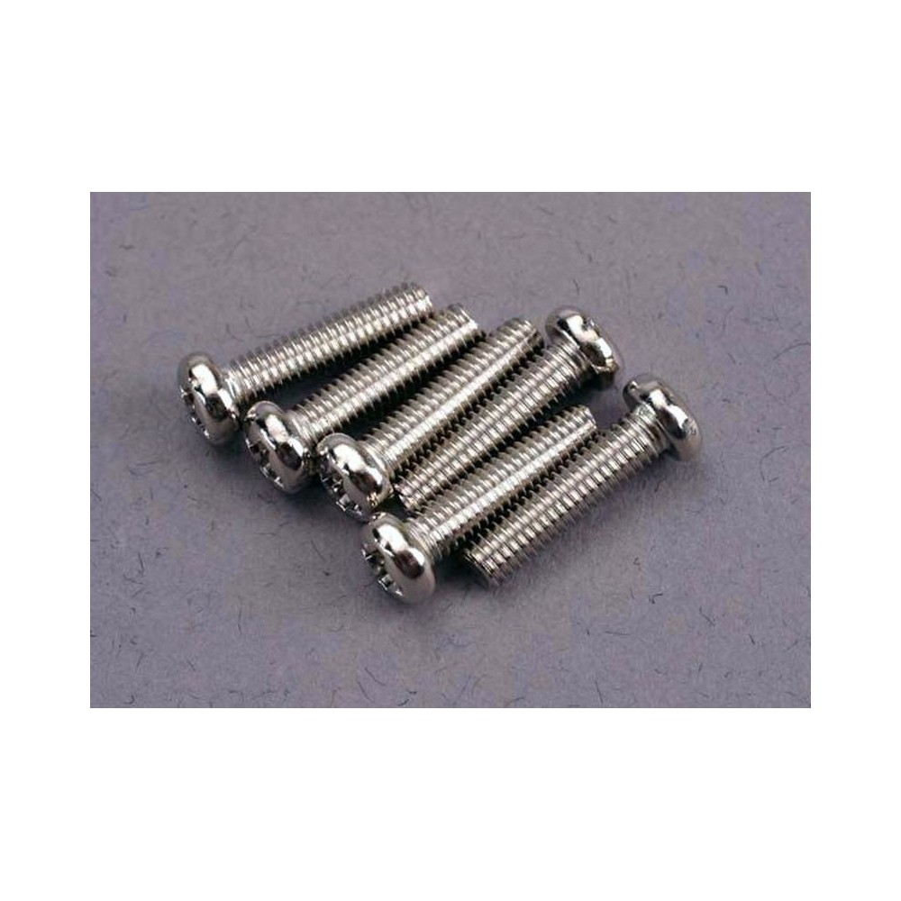 Tornillos cabeza redonda 3x12mm Traxxas Tornillos cabeza redonda 3x12mm Traxxas