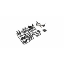 KYOSHO Piezas de direccion hanging-on racer (yzr500/negro) K.GP102BK