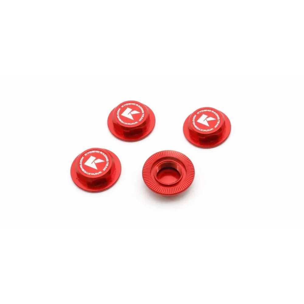 KYOSHO Tuercas dentadas con rueda cerrada inferno 1:8 (4) rojo K.IFW649R KYOSHO Tuercas dentadas con rueda cerrada inferno 1:8 (4) rojo K.IFW649R