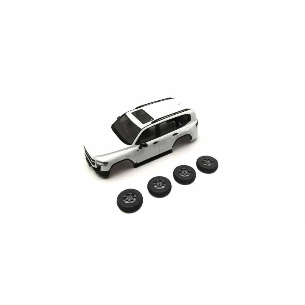 Carrocería Mini-Z Toyota Land Cruiser 300 GR Sport blanca Kyosho MXBT13PW
